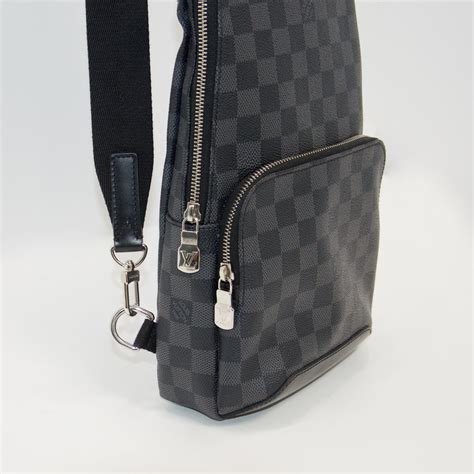 louis vuitton sling bag damier|Louis Vuitton damier graphite bag.